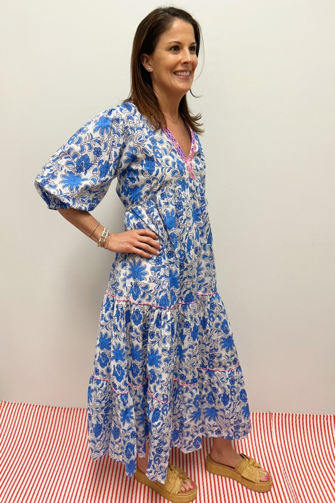 Debbie Katz Pilar Dress - Blues - Debbie Katz