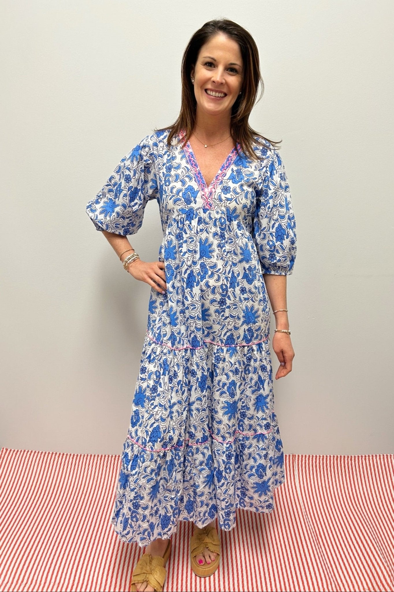 Debbie Katz Pilar Dress - Blues - Debbie Katz