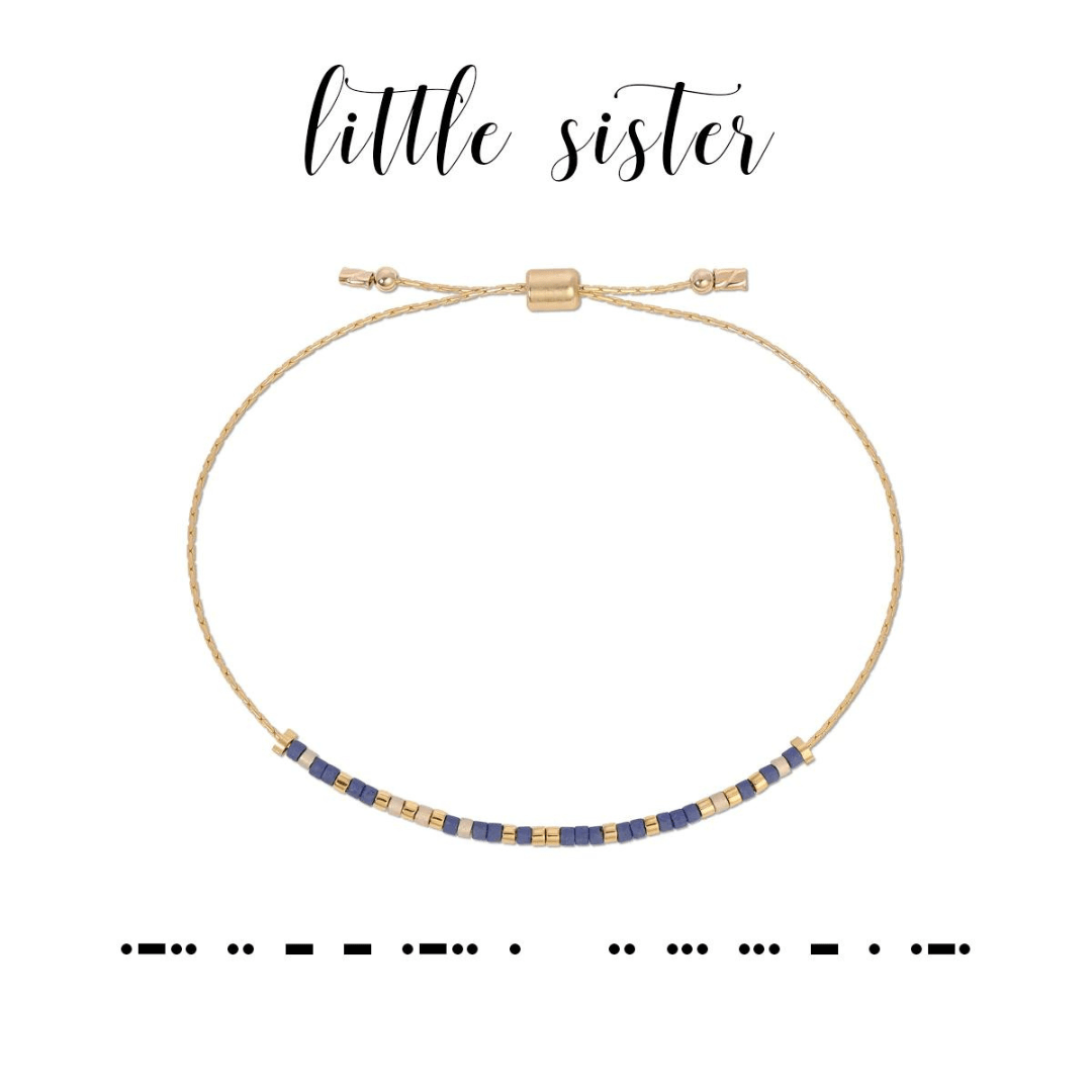 Dot & Dash Code Bracelet - Little Sister - Dot & Dash Designs