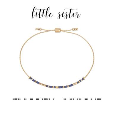 Dot & Dash Code Bracelet - Little Sister - Dot & Dash Designs