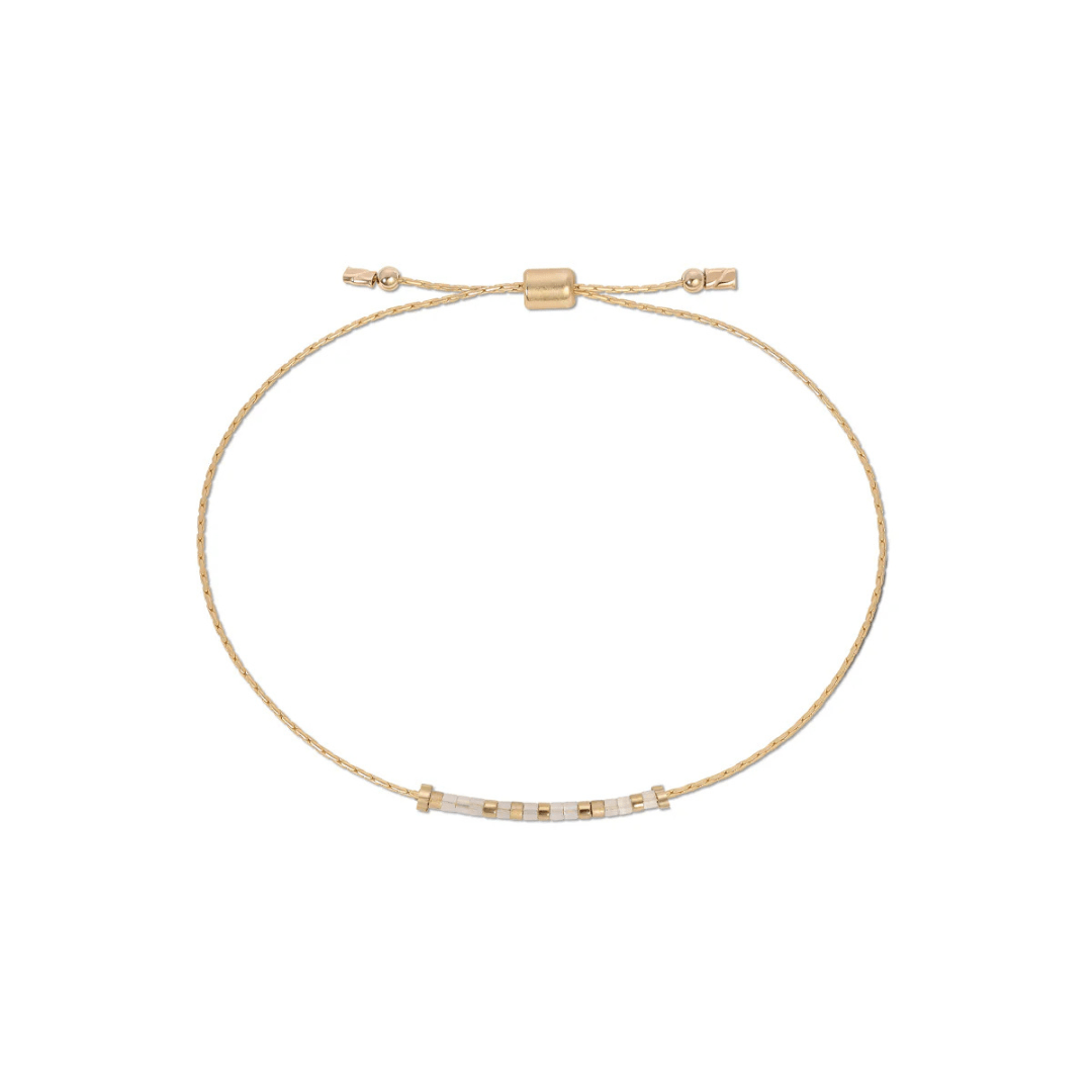 Dot & Dash Morse Code Beaded Bracelet - Bride - Dot & Dash Designs