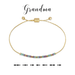 Dot & Dash Morse Code Beaded Bracelet - Grandma - Dot & Dash Designs