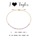 Dot & Dash Morse Code Beaded Bracelet - I Love Taylor - Dot & Dash Designs