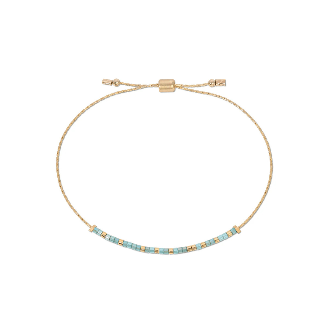 Dot & Dash Morse Code Beaded Bracelet - Island Time - Dot & Dash Designs