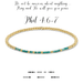 Dot & Dash Morse Code Beaded Bracelet - Philippians 4:6 - 7 - Dot & Dash Designs