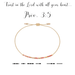 Dot & Dash Morse Code Beaded Bracelet - Proverbs 3:5 - Dot & Dash Designs
