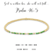 Dot & Dash Morse Code Beaded Bracelet - Psalm 46:5 - Dot & Dash Designs