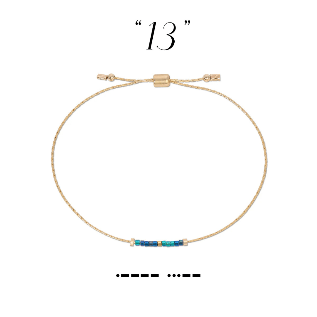 Dot & Dash Morse Code Bracelet - 13 - Dot & Dash Designs