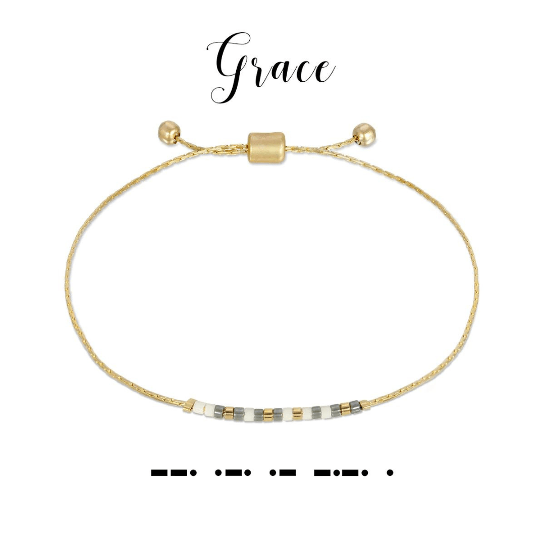 Dot & Dash Morse Code Bracelet - Grace - Dot & Dash Designs