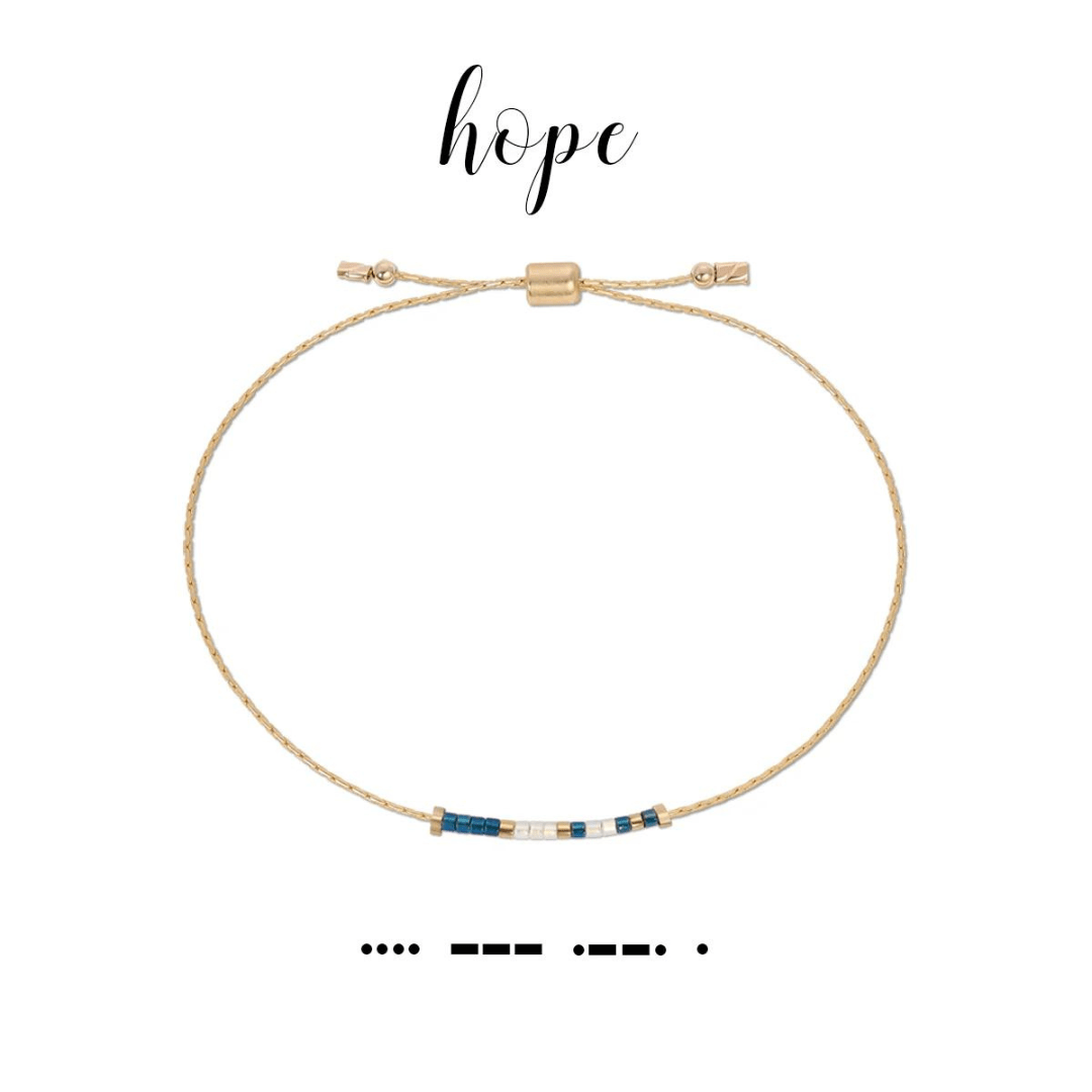 Dot & Dash Morse Code Bracelet - Hope - Dot & Dash Designs
