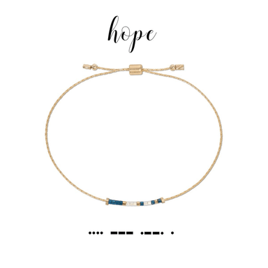 Dot & Dash Morse Code Bracelet - Hope - Dot & Dash Designs