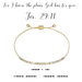 Dot & Dash Morse Code Bracelet - Jeremiah 29:11 - Dot & Dash Designs