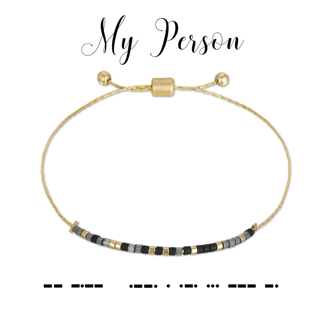 Dot & Dash Morse Code Bracelet - My Person - Dot & Dash Designs
