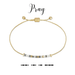Dot & Dash Morse Code Bracelet - Pray - Dot & Dash Designs