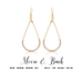 Dot & Dash Morse Code Earrings - Moon & Back - Dot & Dash Designs
