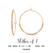 Dot & Dash Morse Code Hoop Earrings - Mother of 1 - Dot & Dash Designs