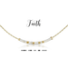 Dot & Dash Morse Code Necklace - Faith - Dot & Dash Designs