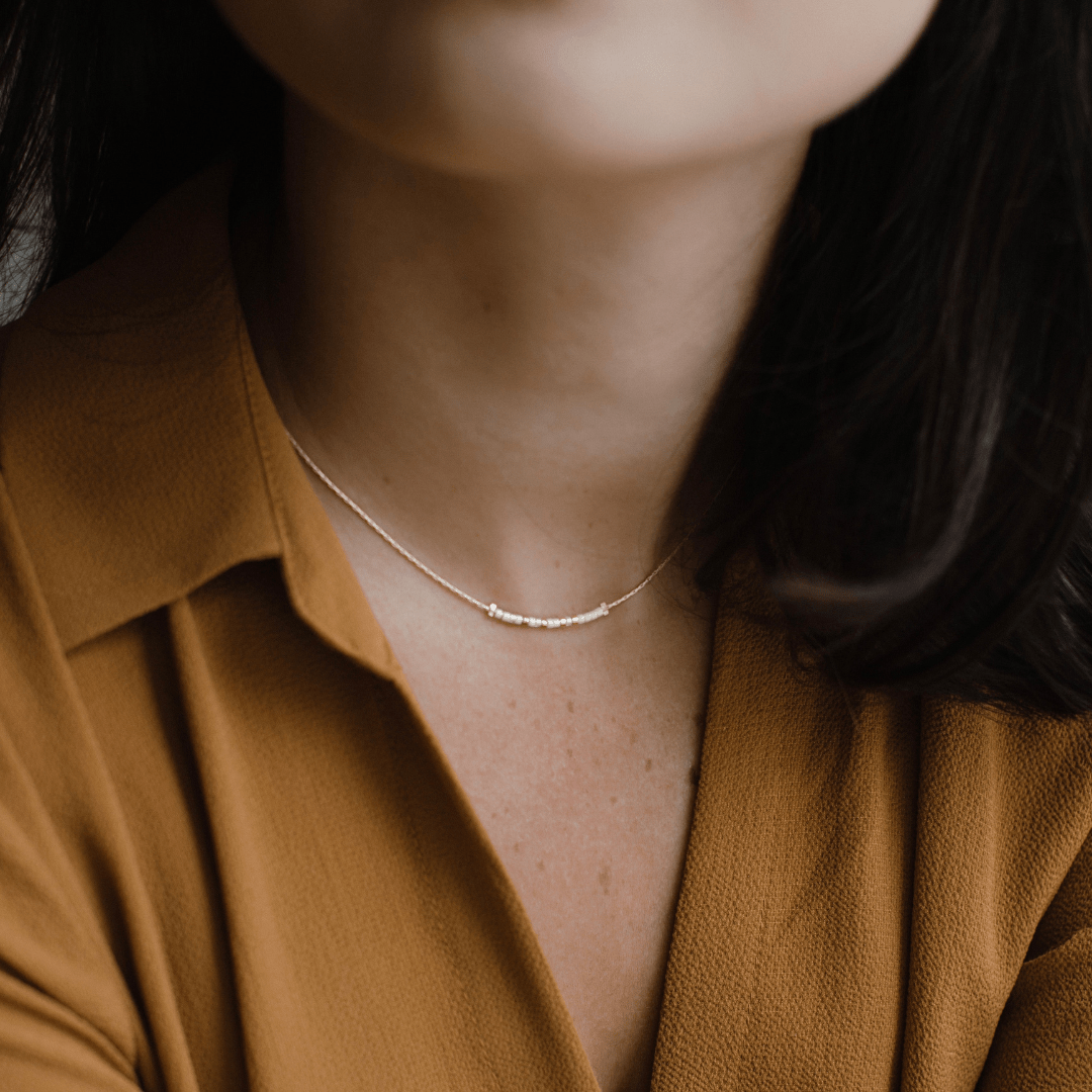 Dot & Dash Morse Code Necklace - Faith - Dot & Dash Designs