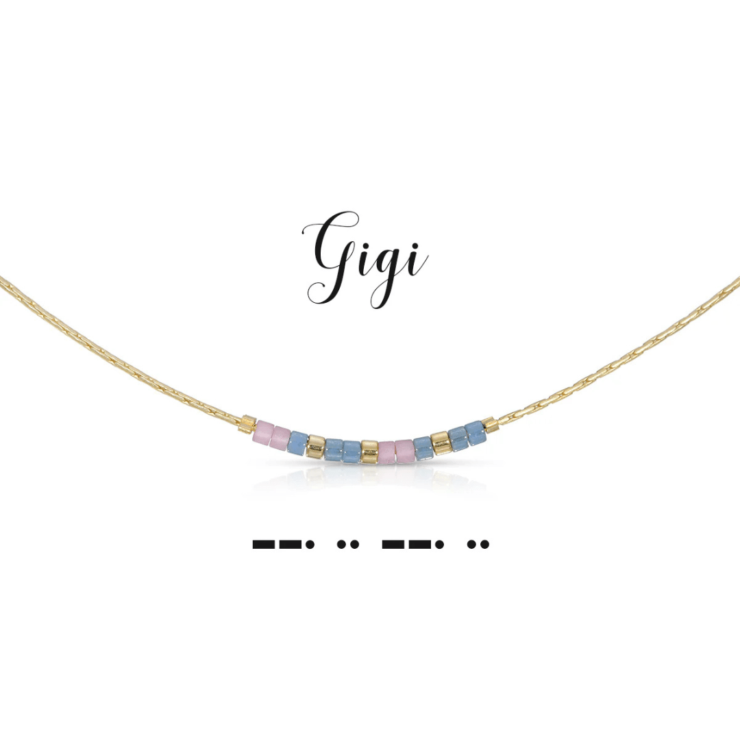Dot & Dash Morse Code Necklace - Gigi - Dot & Dash Designs