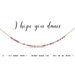 Dot & Dash Morse Code Necklace - I Hope You Dance - Dot & Dash Designs