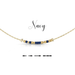 Dot & Dash Morse Code Necklace - Navy - Dot & Dash Designs