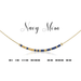 Dot & Dash Morse Code Necklace - Navy Mom - Dot & Dash Designs