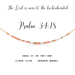 Dot & Dash Morse Code Necklace - Psalm 34:18 - Dot & Dash Designs