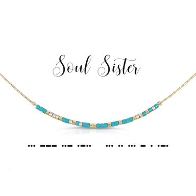 Dot & Dash Morse Code Necklace - Soul Sister - Dot & Dash Designs