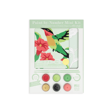 Elle Crée Mini Paint By Numbers - Hummingbird - Elle Cree (She Creates)