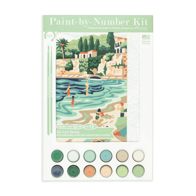 Elle Crée Paint - by - Number Kit - Riviera Romp - Elle Cree (She Creates)