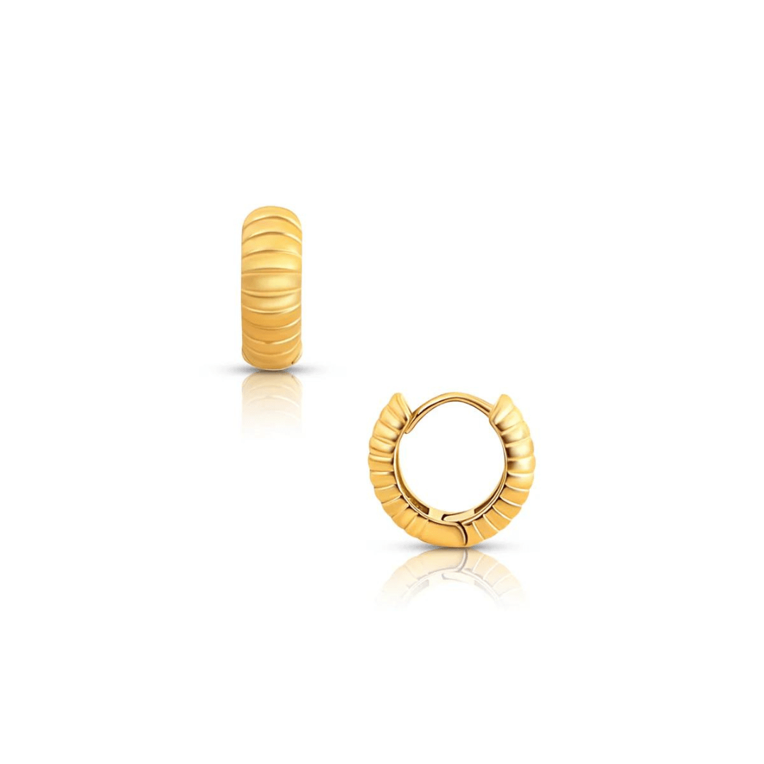 Ellie Vail River Coil Huggie Hoop Earrings - Ellie Vail