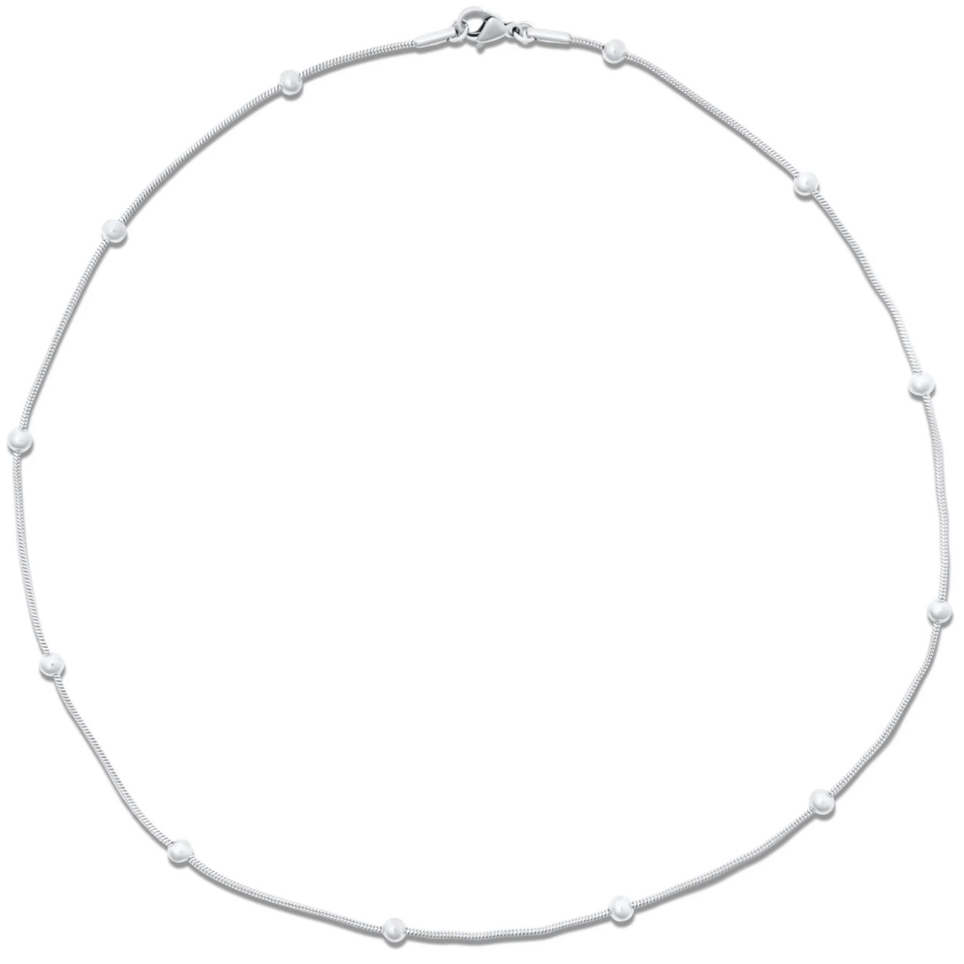 Ellie Vail Rozlyn Beaded Ball Chain Necklace - Ellie Vail