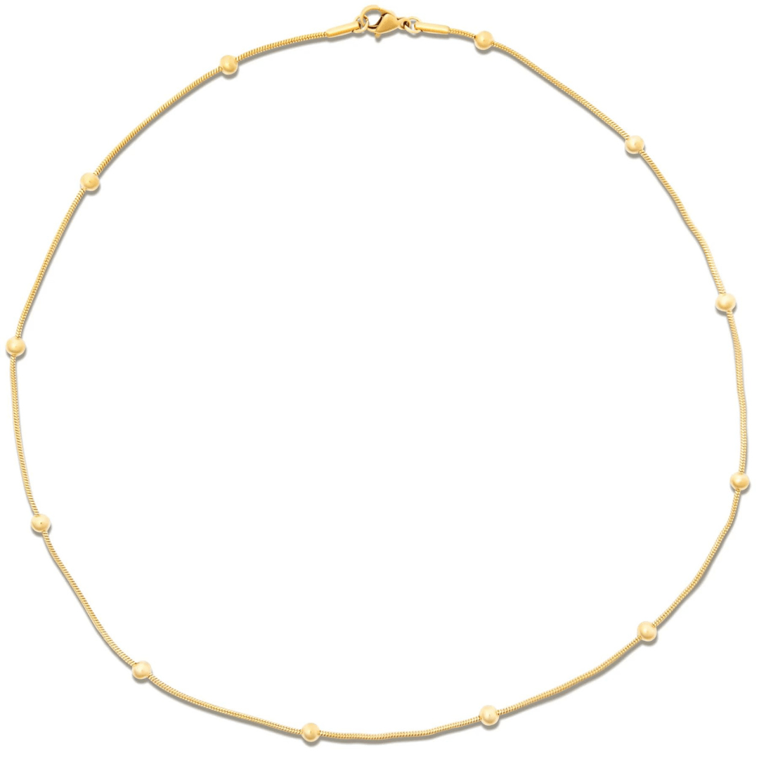 Ellie Vail Rozlyn Beaded Ball Chain Necklace - Ellie Vail