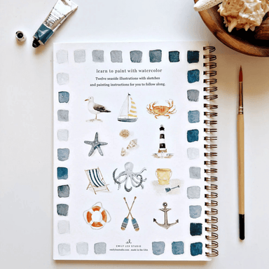 Emily Lex Studio Seaside Watercolor Workbook + Paint - emily lex studio