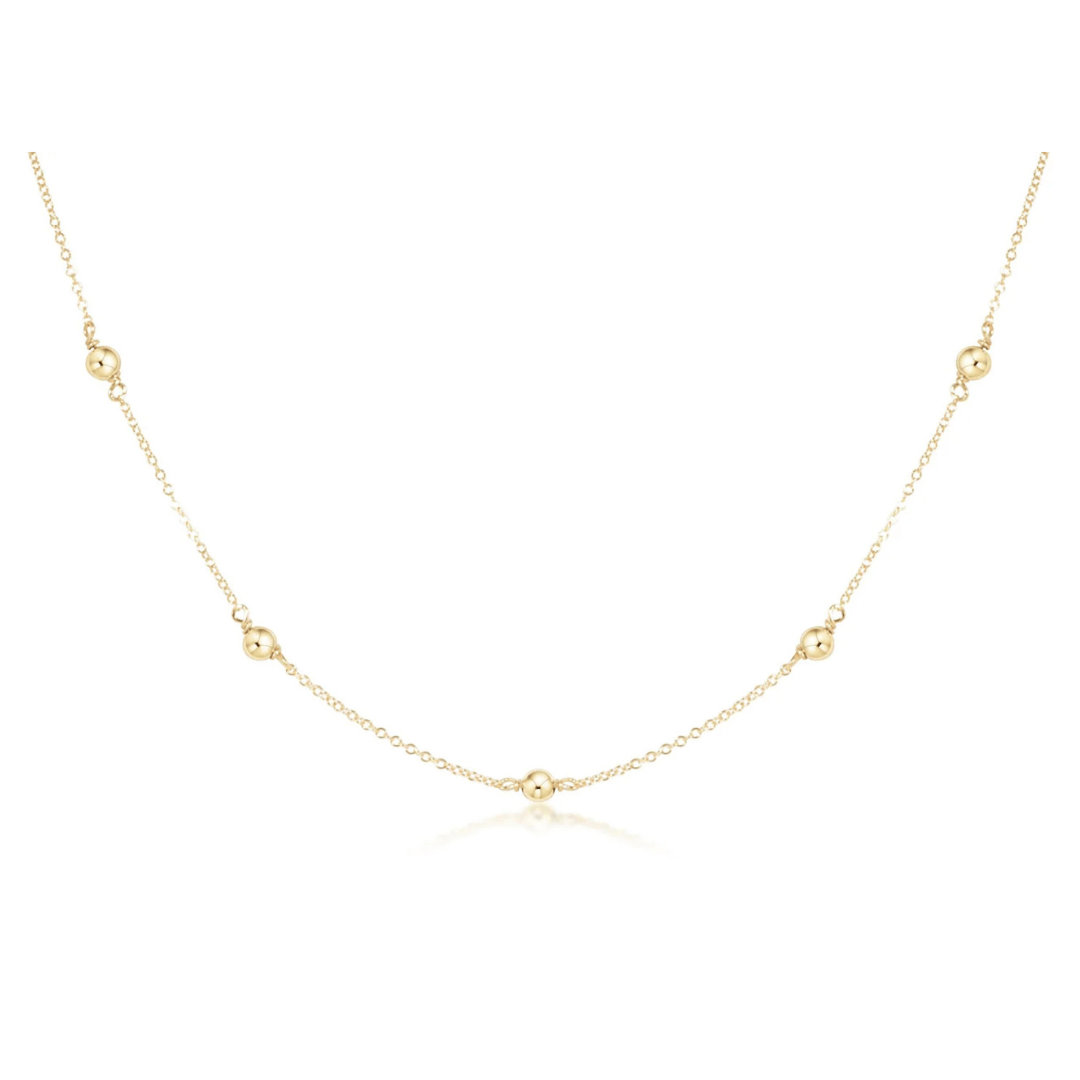 Enewton 15" Choker Simplicity Chain Gold - Classic 4mm Gold - Enewton
