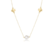 Enewton 17" Choker Signature Cross Admire Simplicity Chain Gold - Pearl - Enewton
