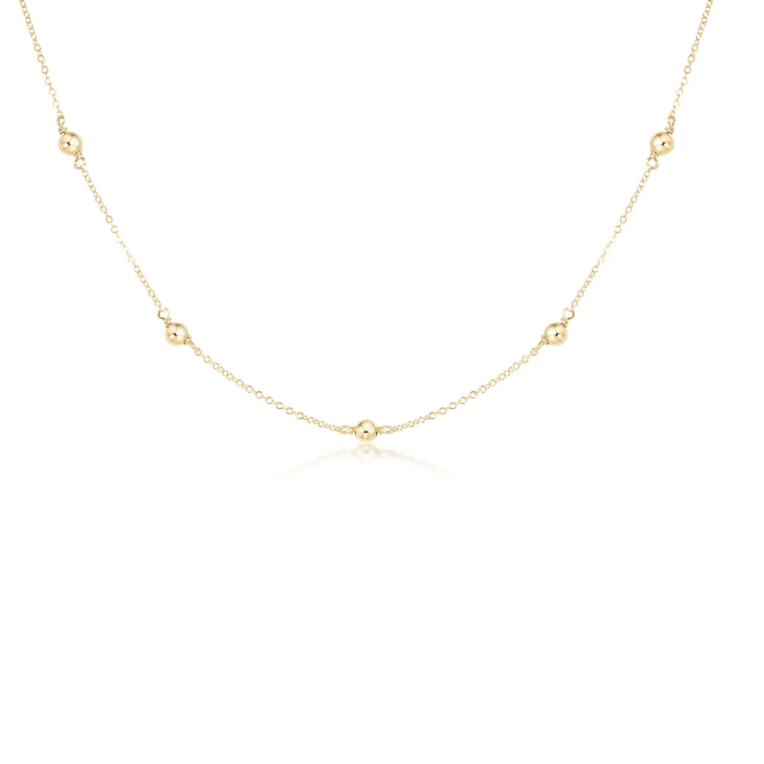 Enewton 17" Choker Simplicity Chain Gold - Classic 4mm Gold - Enewton