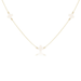 Enewton 17" Gold Signature Cross Simplicity Chain Choker - Signature Cross Off White - Enewton