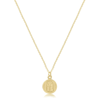 Enewton Be You Necklace - Small Gold Disc - Enewton