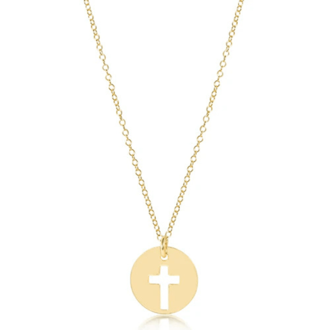 Enewton Blessed Gold Disc Necklace - Enewton