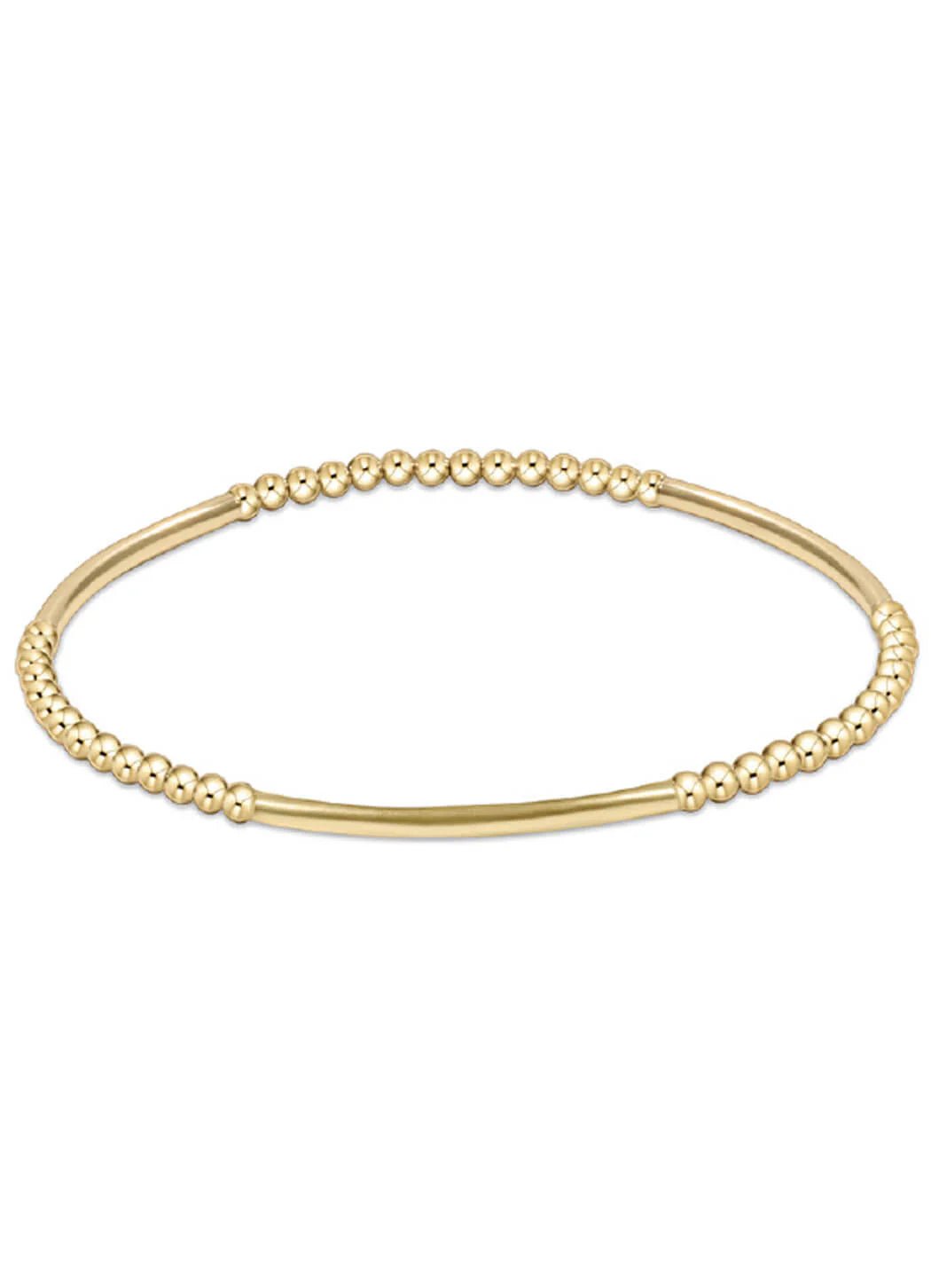 Enewton Bliss Bar Gold Pattern Bead Bracelet - Enewton