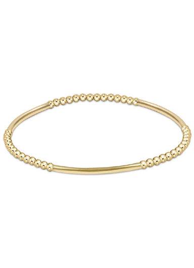Enewton Bliss Bar Gold Pattern Bead Bracelet - Enewton