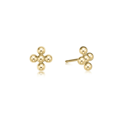 Enewton Classic Beaded Signature Cross Stud - Enewton