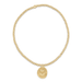 Enewton Classic Gold 2mm Bead Bracelet - Inspire Love Small Gold Charm - Enewton