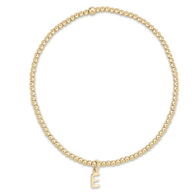 Enewton Classic Gold 2mm Bracelet - Respect Gold Charm - Enewton