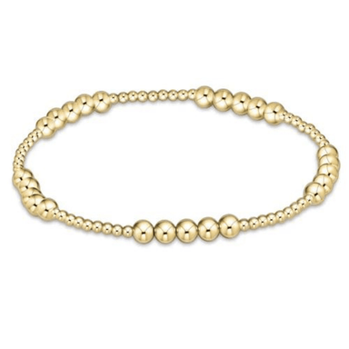 Enewton Classic Gold Blissful Bead Bracelet - 2mm/4mm - Enewton