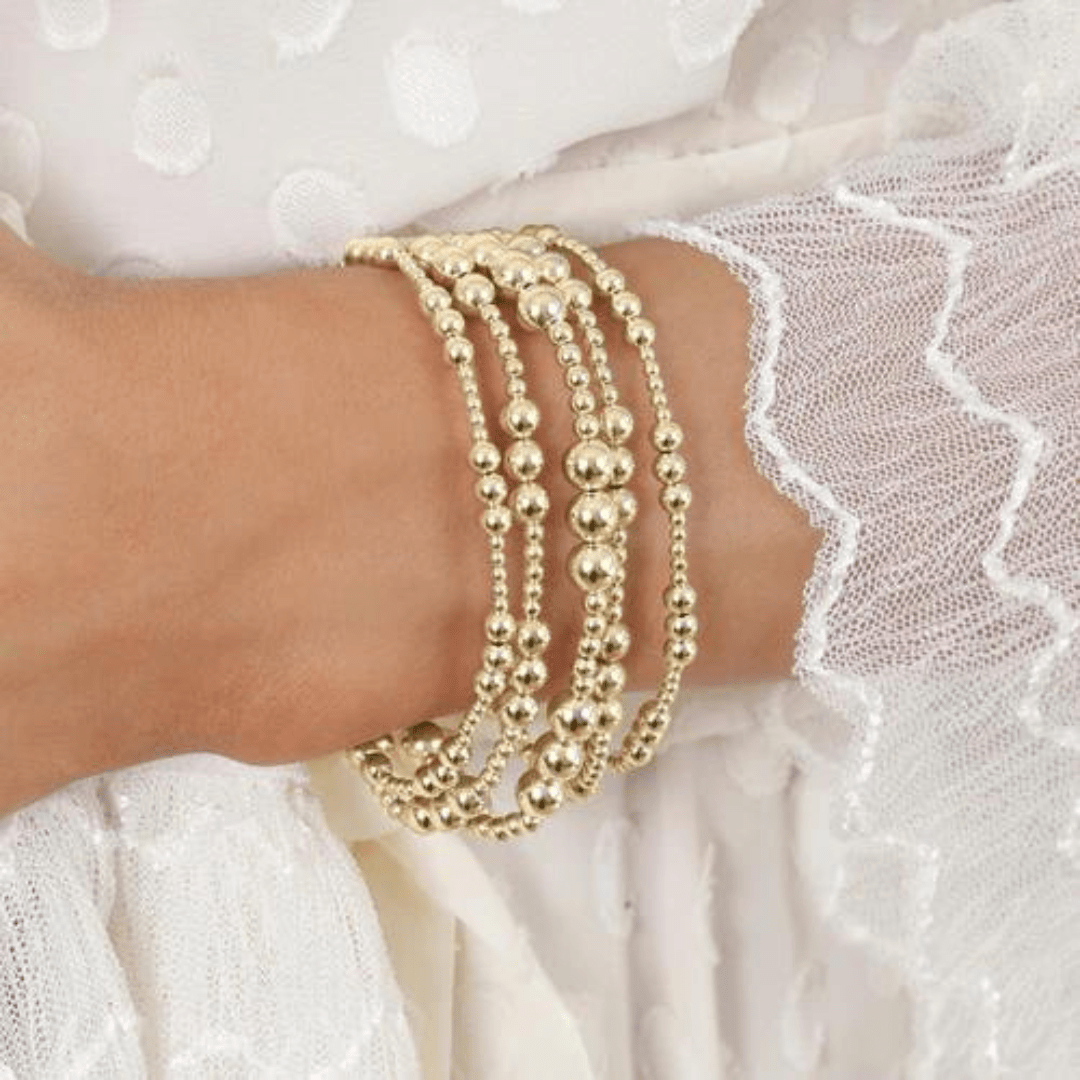 Enewton Classic Gold Joy Pattern Bead Bracelet - Enewton