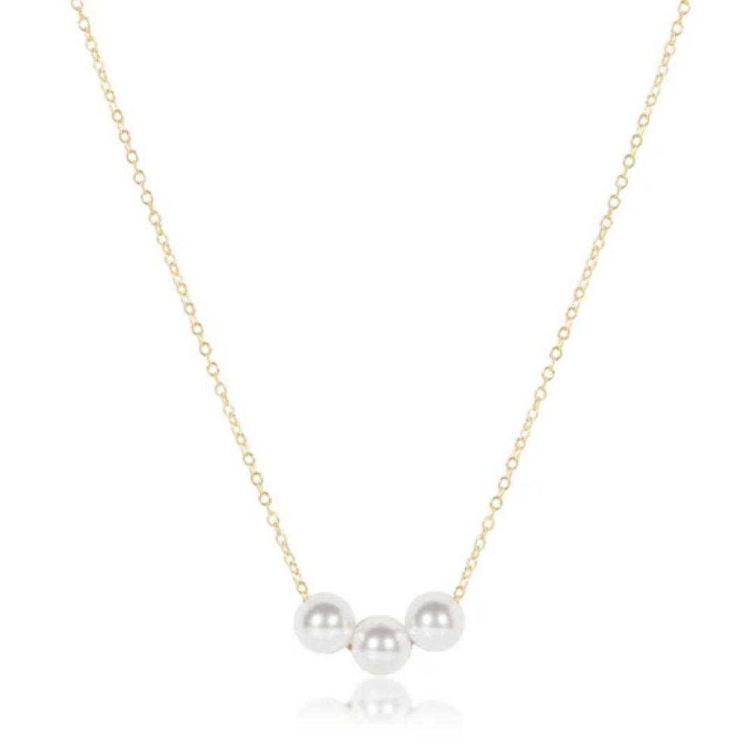 Enewton Classic Gold Joy Pearl Necklace - 6mm - Enewton
