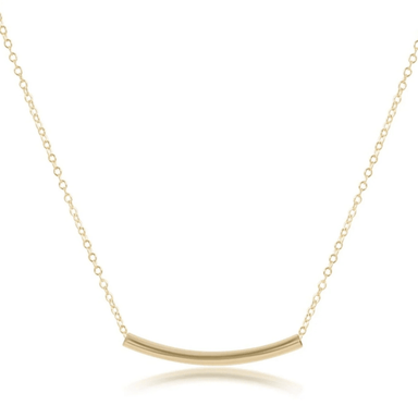 Enewton Classic Gold Small Bliss Bar Necklace - Enewton