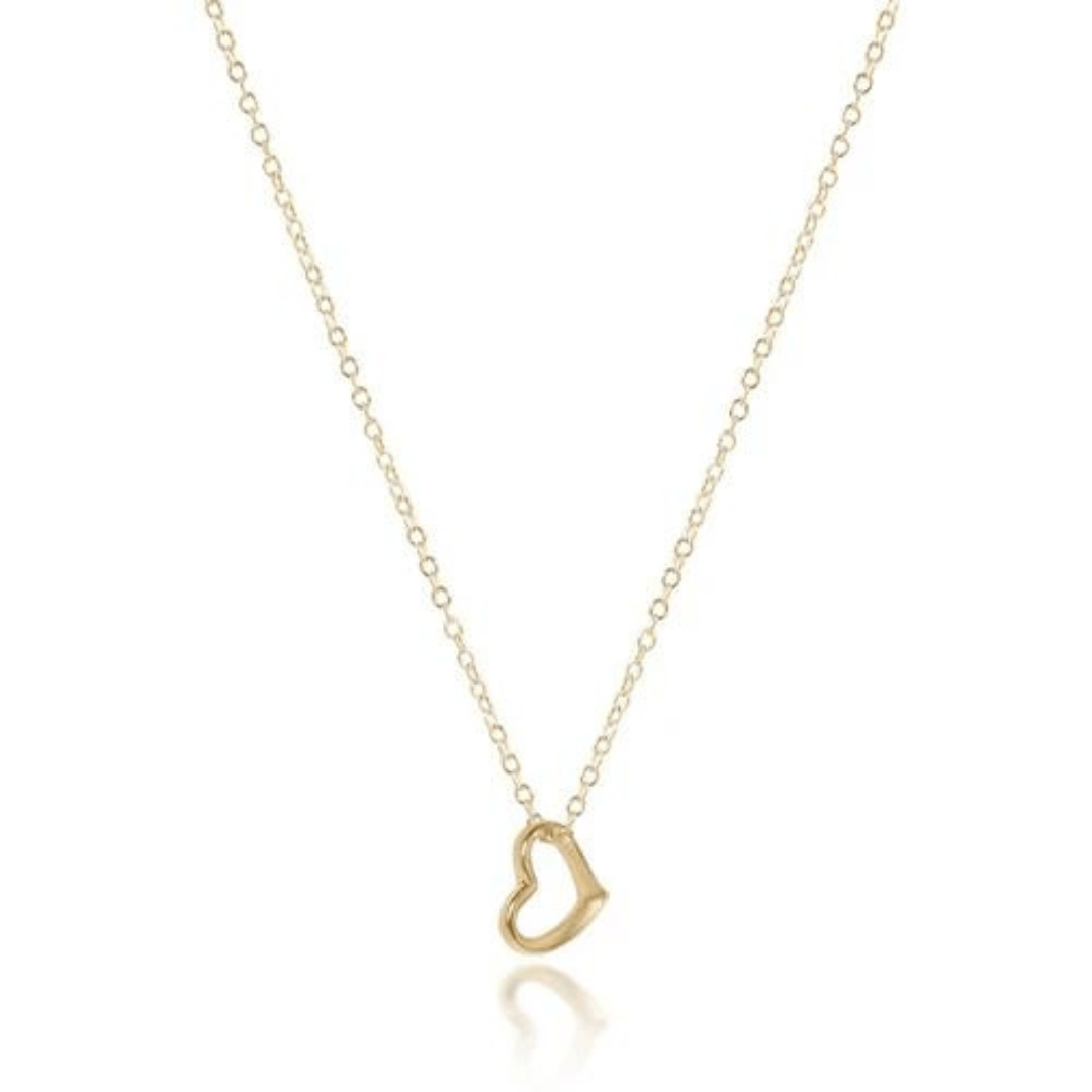 Enewton Classic Gold Small Love Charm Necklace - Enewton